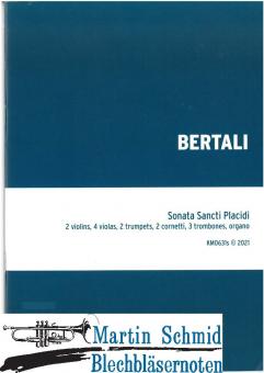 Sonata Sancti Placidi (two violins, four violas (two soprano and two alto), two trumpets in C, two cornetti and three trombones (two alto an... 