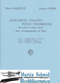 Quelques Chants - 8 Stücke in vier Heften 