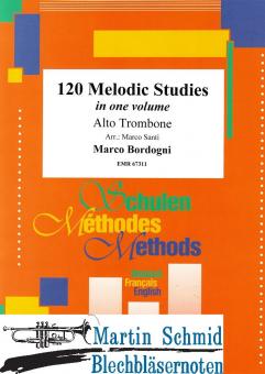120 Melodic Studies in one volume (Alt-Posaune) 