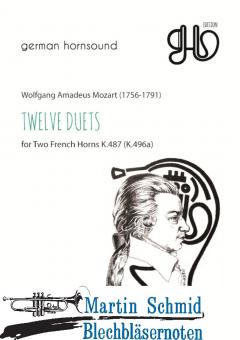 Twelve Duets (12 Duette) Kv. 487 (KV496a) - Spielpartitur  