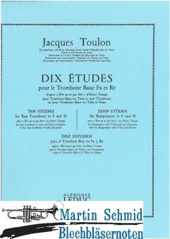 10 Etudes pour le trombone basse 