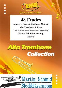 48 Etudes Volume 2 - Opus 31, Etudes 25 To 48 (Alt-Posaune) 