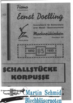 - Markneukirchen - Schallstücke/Korpusse - Reprint eines Originalkataloges nach 1935 