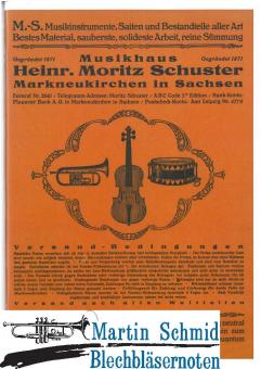 - Markneukirchen, Musikhaus - Reprint eines Originalkataloges ca. 1925 