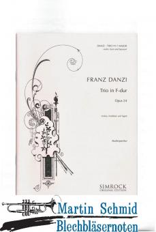 Trio F-Dur op.24 (Violine, Waldhorn und Fagott) (Studienpartitur) 