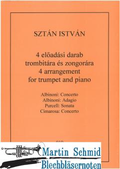 4 Arrangements for Trumpet and Piano  