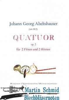 Quatuor op.2 (2Flöten.2Hörner) (Neuheit Horn) 
