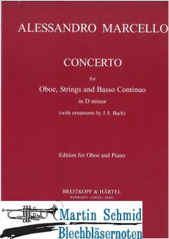 Konzert d-Moll (Originalausgabe für Oboe) 