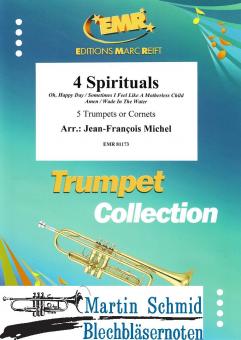 4 Spirituals (5 Trp) (Neuheit Trompete) 