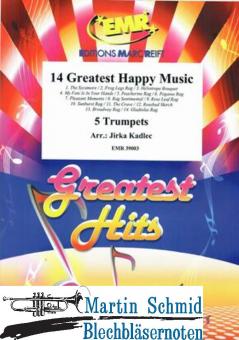 14 Greatest Happy Music (5Trp) (Neuheit Trompete) 