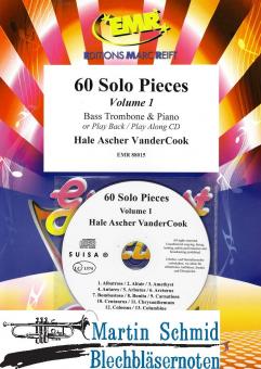 60 Solo Pieces Vol.1 (+ Play Back / Play Along CD or MP3 (Download))  