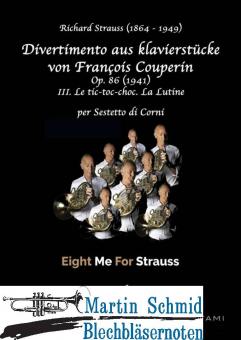 Divertimento aus Klavierstücke von François Couperin - III. Le tic-toc-choc. La Lutine op. 86 (1941) (6Hr) (Neuheit Horn) 
