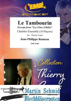 Le Tambourin - Excerpt from "Les Fêtes dHébé" (Violin.B- Trumpet.B- Flugelhorn.Alto Saxophone.Trombone.Guitar.Accordion.Piano or Harpsichord... 