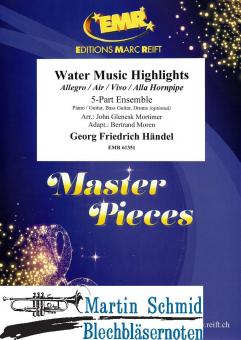 Water Music Highlights (Piano / Guitar, Bass Guitar, Drums (optional) (Neuheit Ensemble) 