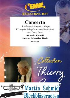 Concerto (2 Piccolo Trompeten in A.1Trp ind D/C.1Trp in C/B.Streicher.Bc)) (Neuheit Trompete) 
