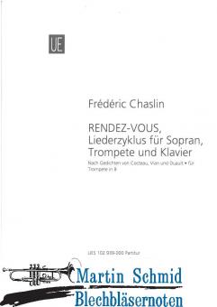 Rendez-Vous - Liederzyklus für Sopran, Trompete und Klavier - (Partitur) (Neuheit Trompete) 
