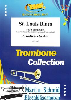 St. Louis Blues 4, 5, 6, 7, 8 Trombones (1st to 4th parts obligato & 5th to 8th parts optional) 