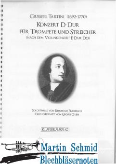 Konzert D-Dur (Solostimme von Reinhold Friedrich) (Neuheit Trompete) 