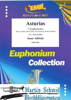 Asturias (5Euph.Piano / Guitar, Bass Guitar, Percussion & Drums optional ) (Neuheit Euphonium) 