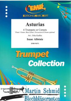 Asturias (4Trp.Piano / Guitar, Bass Guitar, Percussion & Drums optional ) (Neuheit Trompete) 