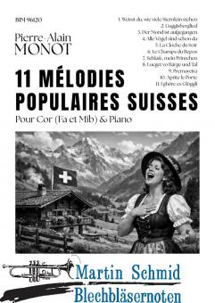 11 Mélodies Populaires Suisses (Neuheit Trompete) 