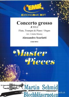 Concerto grosso R. 533.2 (Flöte.Trompete.Klavier/Orgel) (Neuheit Trompete) 