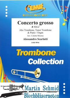 Concerto grosso R. 533.2 (Altposaune.Tenorposaune.Klavier/Orgel) (Neuheit Ensemble) 