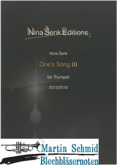 Ones Song III (Neuheit Trompete) 