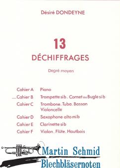 13 Déchiffrages 