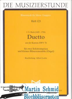 Duett aus der Kantate BWV 78 