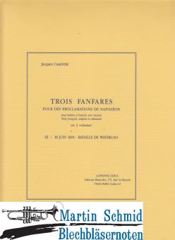 3 Fanfares pour des Proclamatios de Napoléon (343.01.Pk.Perc) 