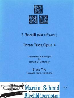 3 Trios op.4 