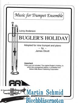 Buglers Holiday (9Trp.Klav) Trompetenstimmen 