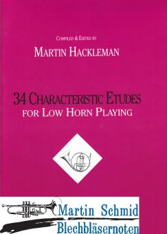 34 Characteristic Etudes for Low Horn 