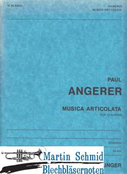 Musica articolata für 13 Bläser (121.2Fl.2Ob.BassKlar.2Fag) 