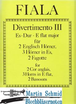 Divertimento III Es-Dur (3Hr.2Fag.2EnglHr) 
