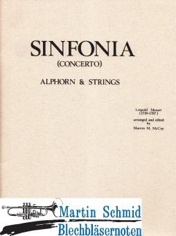 Sinfonia für Alphorn und Streicher Partitur + Stimmen (F) 