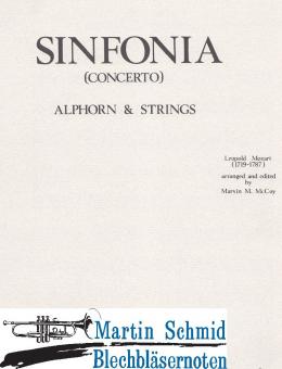 Sinfonia für Alphorn und Streicher Partitur + Stimmen (G) 