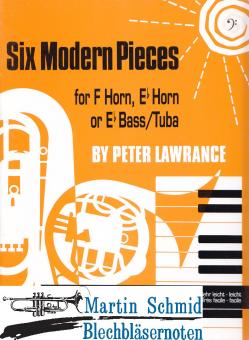 Six Modern Pieces für Es-Tuba im Baßschlüssel 