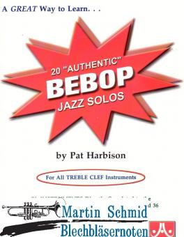 20 Authentic Bebop Jazz Solos 