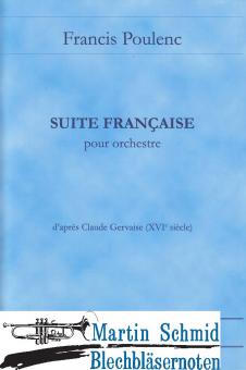 Suite française (Partitur) (203.2Ob.2Fag.Perc) 
