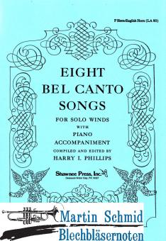 8 Bel Canto Songs for Winds (Solostimme) 