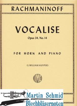 Vocalise op.34 No.14 