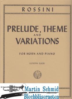 Prelude, Theme & Variations 