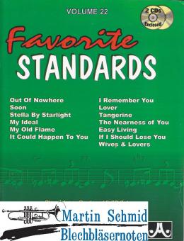 Volume 22: Favorite Standards (Buch/2CDs) 