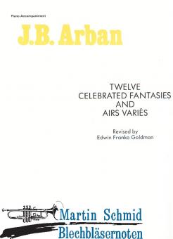 12 Celebrated Fantasies and Airs (Klavierbegleitung) 