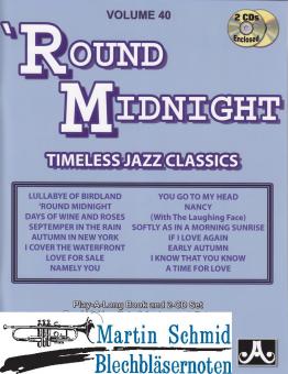 Volume 40: Round Midnight - Timeless Jazz Classics (Buch/2CDs) 