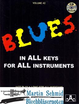 Volume 42: Blues In All Keys (Buch/CD) 