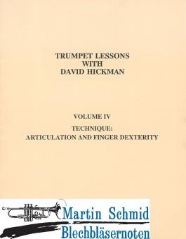 Trumpet Lessons Vol. IV - Technique: Articulation and Finger Dexterity 