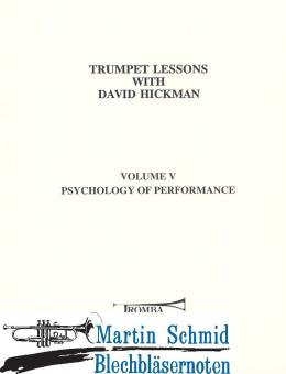 Trumpet Lessons Vol. V - Pschology of Performance 